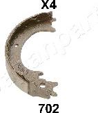 Japanparts GF-702AF - Комплект тормозов, ручник, парковка abcparts.ee