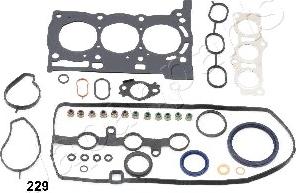 Japanparts KM-229 - Комплект прокладок, двигатель abcparts.ee
