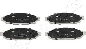 Japanparts PA-922AF - Тормозные колодки, дисковые, комплект abcparts.ee