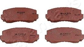Japanparts PA-406AF - Тормозные колодки, дисковые, комплект abcparts.ee
