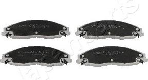 Japanparts PA-014AF - Тормозные колодки, дисковые, комплект abcparts.ee