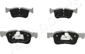 Japanparts PA-0104AF - Тормозные колодки, дисковые, комплект abcparts.ee