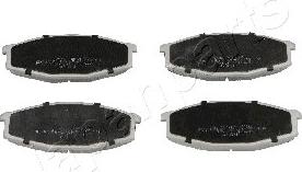 Japanparts PA-134AF - Тормозные колодки, дисковые, комплект abcparts.ee