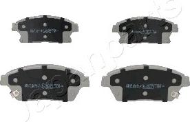 Japanparts PA-W13AF - Тормозные колодки, дисковые, комплект abcparts.ee