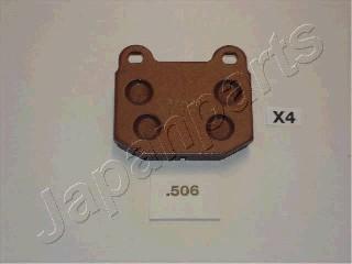 Japanparts PP-506AF - Тормозные колодки, дисковые, комплект abcparts.ee