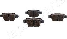 Japanparts PP-0004AF - Тормозные колодки, дисковые, комплект abcparts.ee