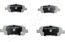 Japanparts PP-154AF - Тормозные колодки, дисковые, комплект abcparts.ee