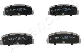 Japanparts PP-302AF - Тормозные колодки, дисковые, комплект abcparts.ee