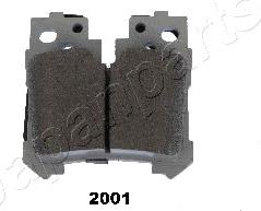 Japanparts PP-2001AF - Тормозные колодки, дисковые, комплект abcparts.ee