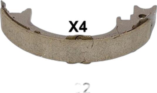 Japko 55702 - Комплект тормозов, ручник, парковка abcparts.ee