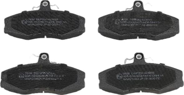 Japko 500939 - Тормозные колодки, дисковые, комплект abcparts.ee