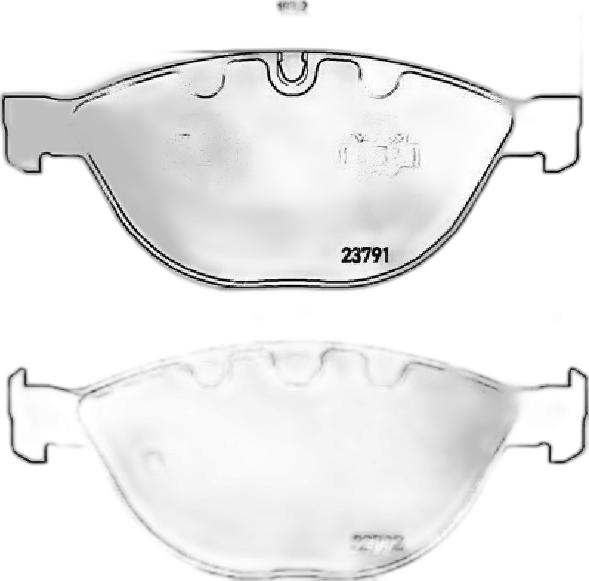 Japko 500122 - Тормозные колодки, дисковые, комплект abcparts.ee