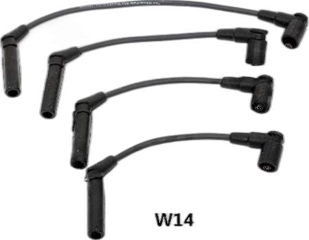 Japko 132W14 - Комплект проводов зажигания abcparts.ee