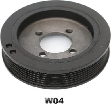 Japko 122W04 - Шкив коленчатого вала abcparts.ee