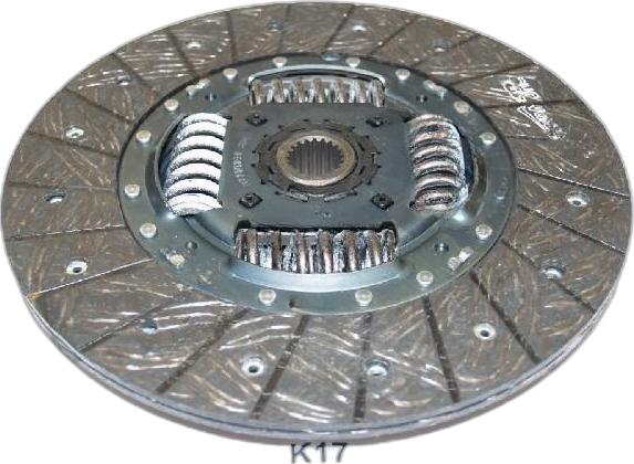 Japko 80K17 - Диск сцепления, фрикцион abcparts.ee