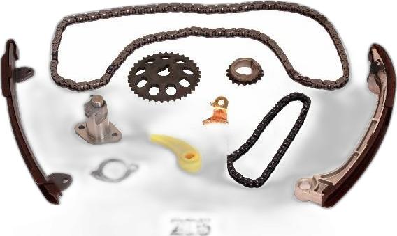 Japko KJK205 - Комплект цепи привода распредвала abcparts.ee