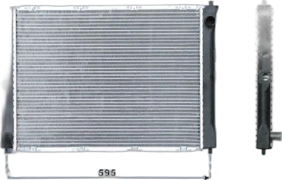 Japko RDA012042 - Радиатор, охлаждение двигателя abcparts.ee