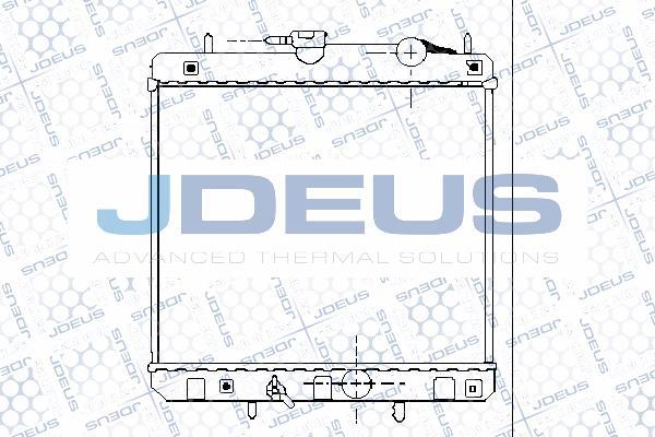 Jdeus 009M04 - Радиатор, охлаждение двигателя abcparts.ee