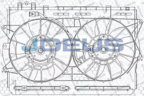 Jdeus EV5280110 - Вентилятор, охлаждение двигателя abcparts.ee