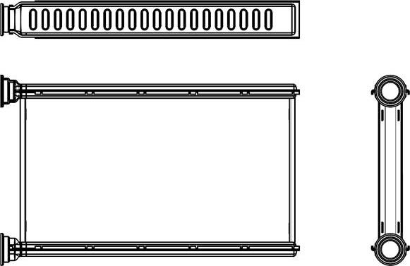 Jdeus M-2050790 - Теплообменник, отопление салона abcparts.ee