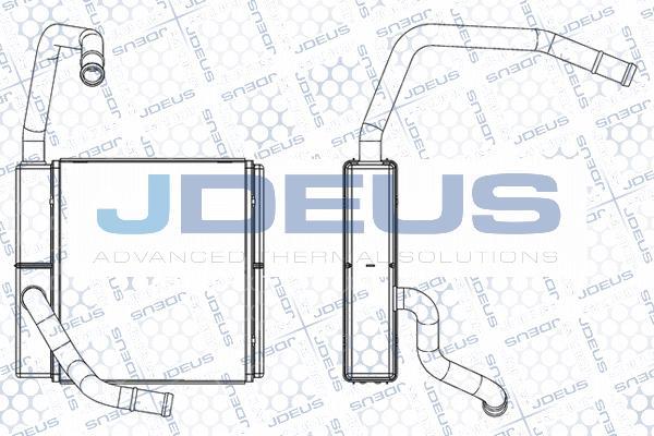 Jdeus M-2120190 - Теплообменник, отопление салона abcparts.ee