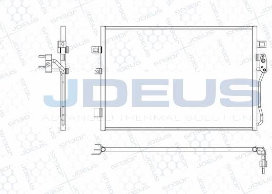Jdeus M-7111520 - Конденсатор кондиционера abcparts.ee