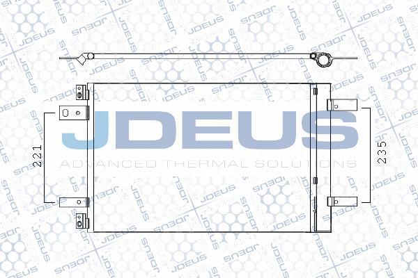 Jdeus M-7210460 - Конденсатор кондиционера abcparts.ee