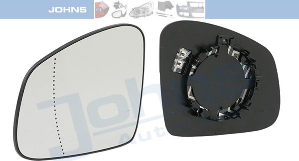 Johns 48 05 37-81 - Зеркальное стекло, наружное зеркало abcparts.ee