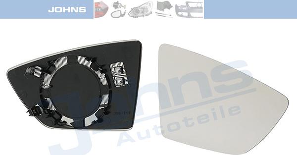 Johns 67 34 38-81 - Зеркальное стекло, наружное зеркало abcparts.ee