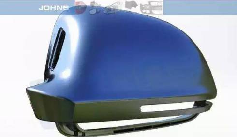 Johns 13 12 37-93 - Покрытие, корпус, внешнее зеркало abcparts.ee