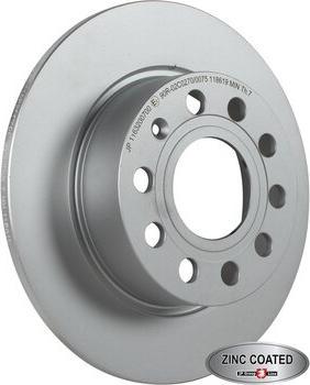 JP Group 1163205700 - Тормозной диск abcparts.ee