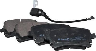 JP Group 1163706210 - Тормозные колодки, дисковые, комплект abcparts.ee