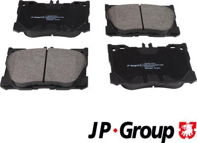 JP Group 1363617510 - Тормозные колодки, дисковые, комплект abcparts.ee