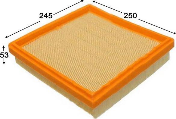 JS Asakashi A0221 - Воздушный фильтр двигателя abcparts.ee