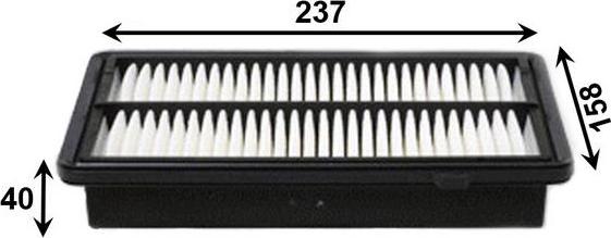 JS Asakashi A894J - Воздушный фильтр двигателя abcparts.ee