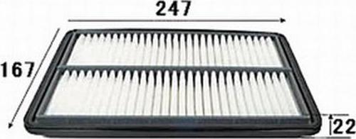 JS Asakashi A3004 - Воздушный фильтр двигателя abcparts.ee