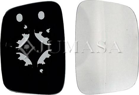 Jumasa 55135529 - Зеркальное стекло, наружное зеркало abcparts.ee
