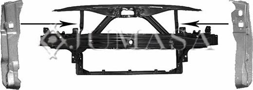 Jumasa 06274577 - Супорт радиатора, передняя планка abcparts.ee