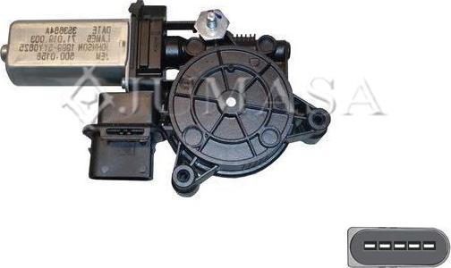 Jumasa ZR BMO40 R C - Электродвигатель, стеклоподъемник abcparts.ee
