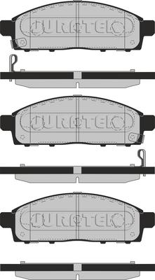 Juratek JCP4023 - Тормозные колодки, дисковые, комплект abcparts.ee