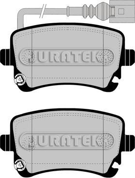 Juratek JCP1644 - Тормозные колодки, дисковые, комплект abcparts.ee