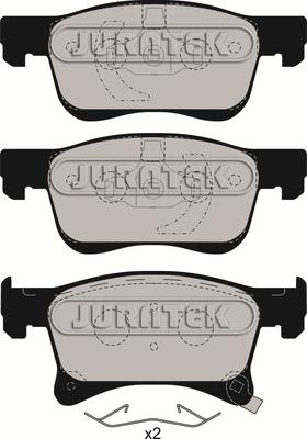 Juratek JCP8060 - Тормозные колодки, дисковые, комплект abcparts.ee