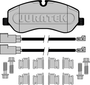 Juratek JCP8039 - Тормозные колодки, дисковые, комплект abcparts.ee