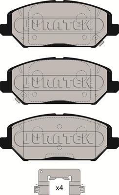 Juratek JCP8270 - Тормозные колодки, дисковые, комплект abcparts.ee