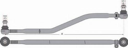 Juratek JSS1601 - Продольная рулевая штанга, тяга abcparts.ee