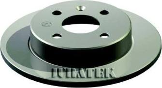 Juratek VAU102 - Тормозной диск abcparts.ee