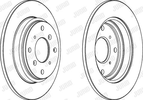 Jurid 561994J - Тормозной диск abcparts.ee