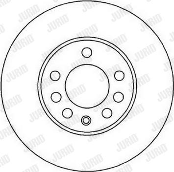 Jurid 561960J - Тормозной диск abcparts.ee