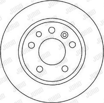 Jurid 561962J - Тормозной диск abcparts.ee