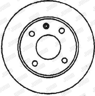 Jurid 561141J - Тормозной диск abcparts.ee